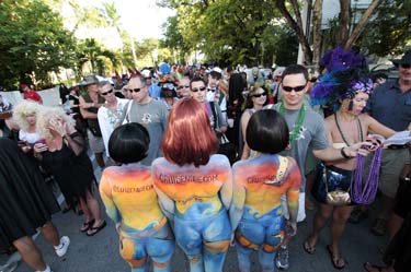 Body Painting 2009 photo - Duval Street, Key West